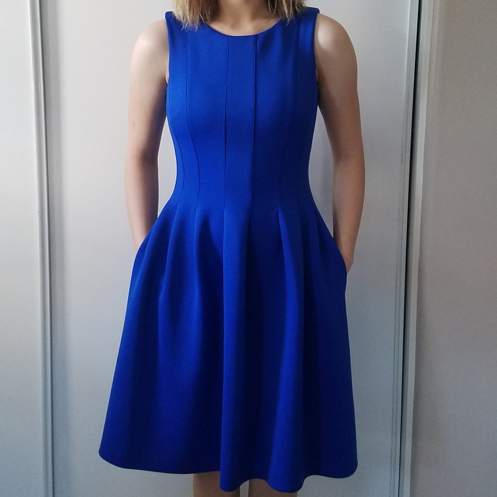 ROYAL BLUE DRESS (WITH POCKETS!)